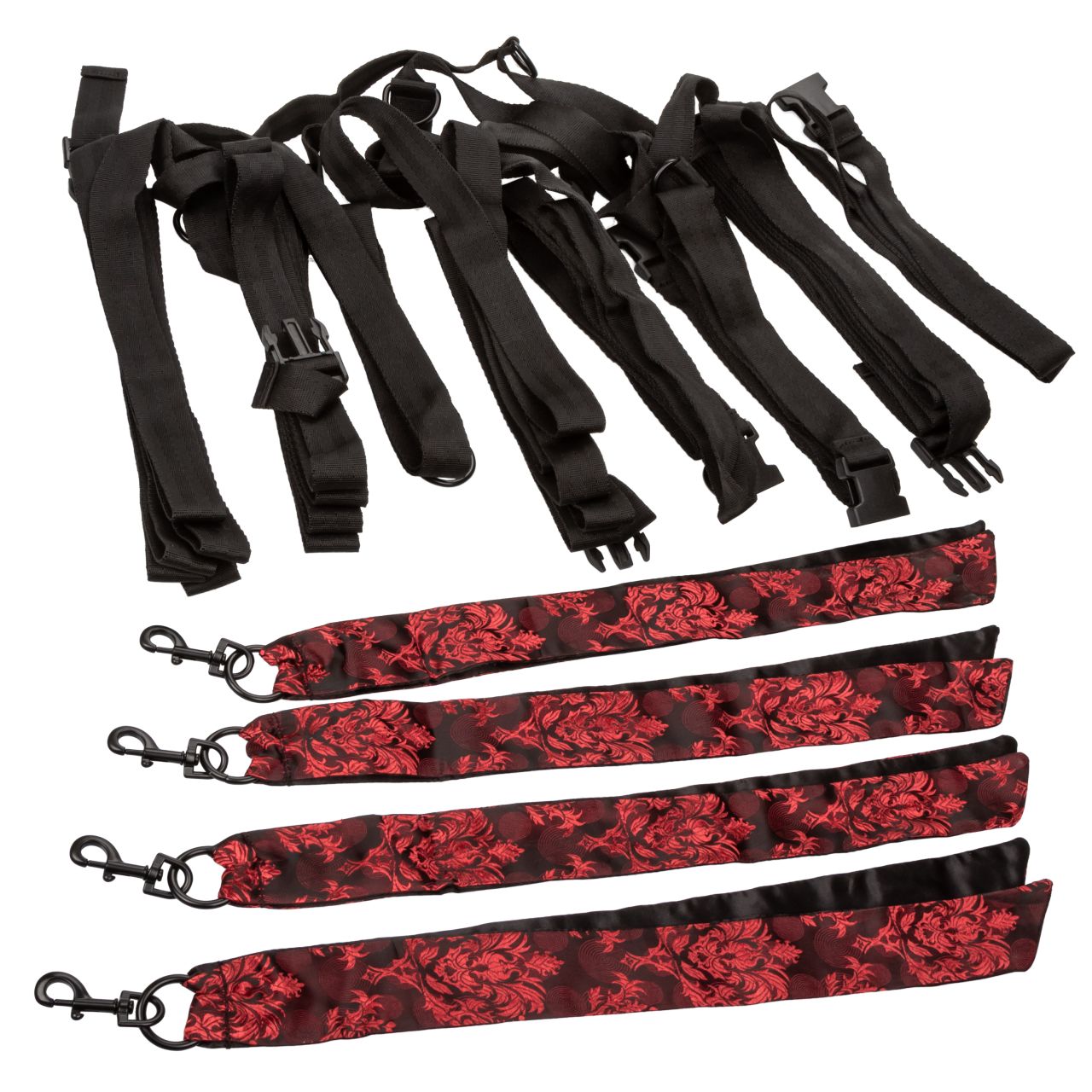 фиксаторы (оковы) с креплением на кровать scandal 8 points of love bed restraint в СПб