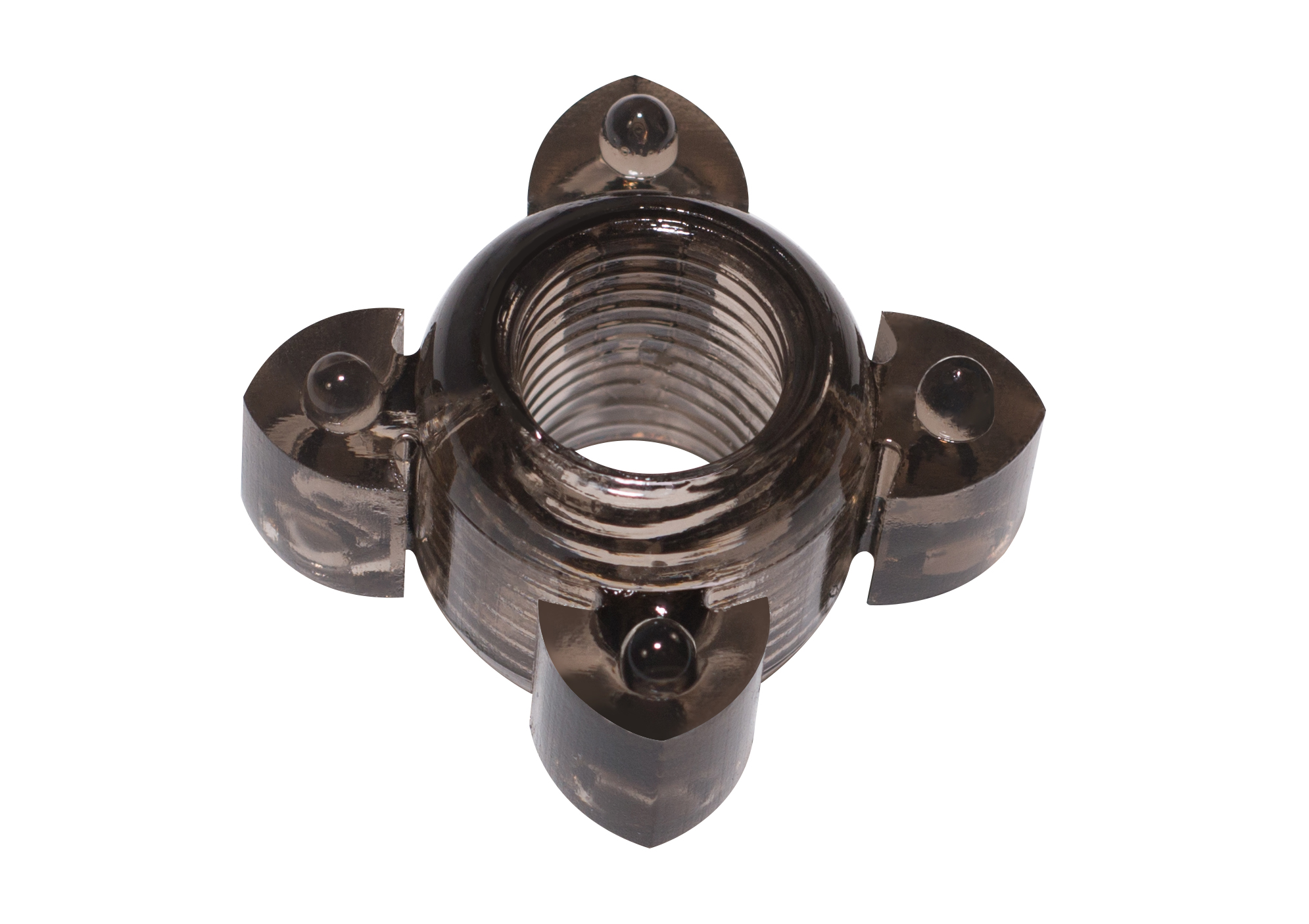 Эрекционное кольцо Rings Screw black 0112-41Lola