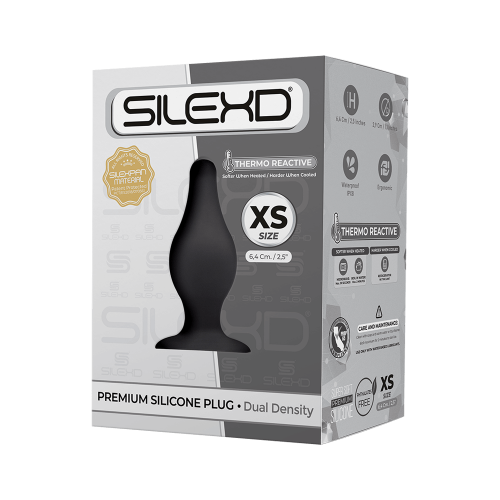 Анальная втулка SILEXD Plug Model 2, черный, XS