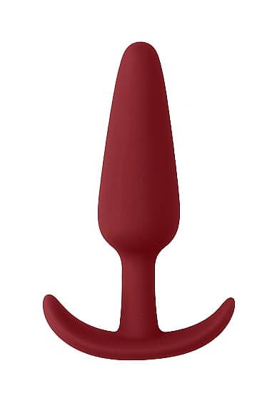 Анальная пробка Slim Butt Plug, красная
