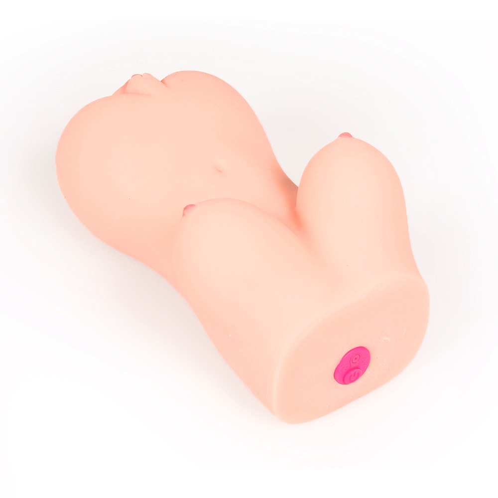 мастурбатор clara onahole с вибрацией и имитацией груди kokos m03-001-12v в СПб