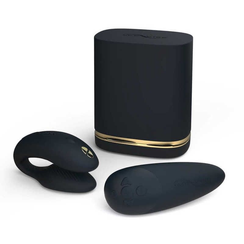 набор womanizer premium + we-vibe chorus, чёрный с золотом в СПб