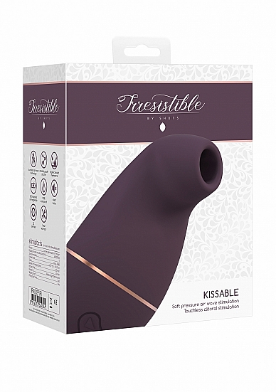 Вакуумно-волновой стимулятор Kissable фиолетовый