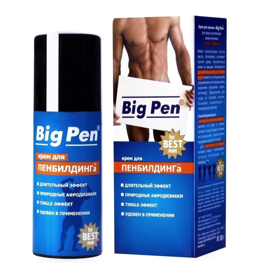Крем для увеличения пениса Биоритм Big Pen, 50 мл