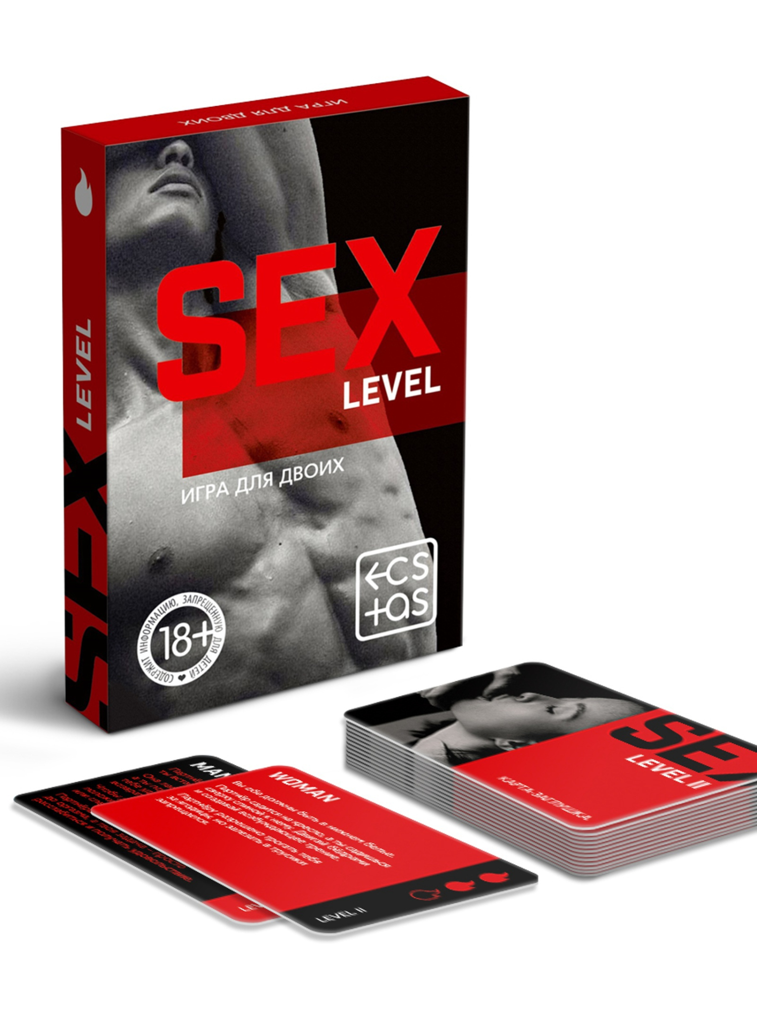 Игра для двоих "SEX LEVEL", 35 карт, 18+