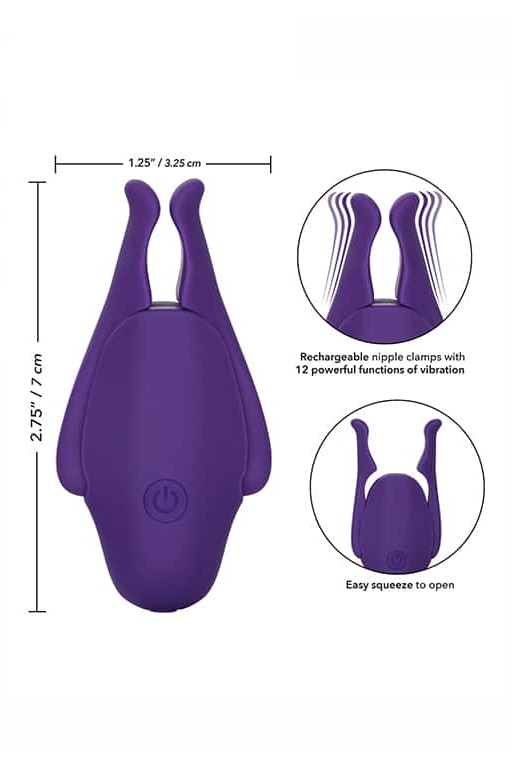 перезаряжаемые зажимы для сосков nipple play rechargeable nipplettes в СПб