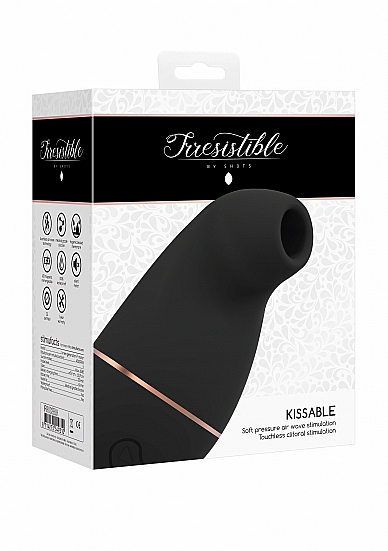 Вакуумно-волновой стимулятор Kissable черный