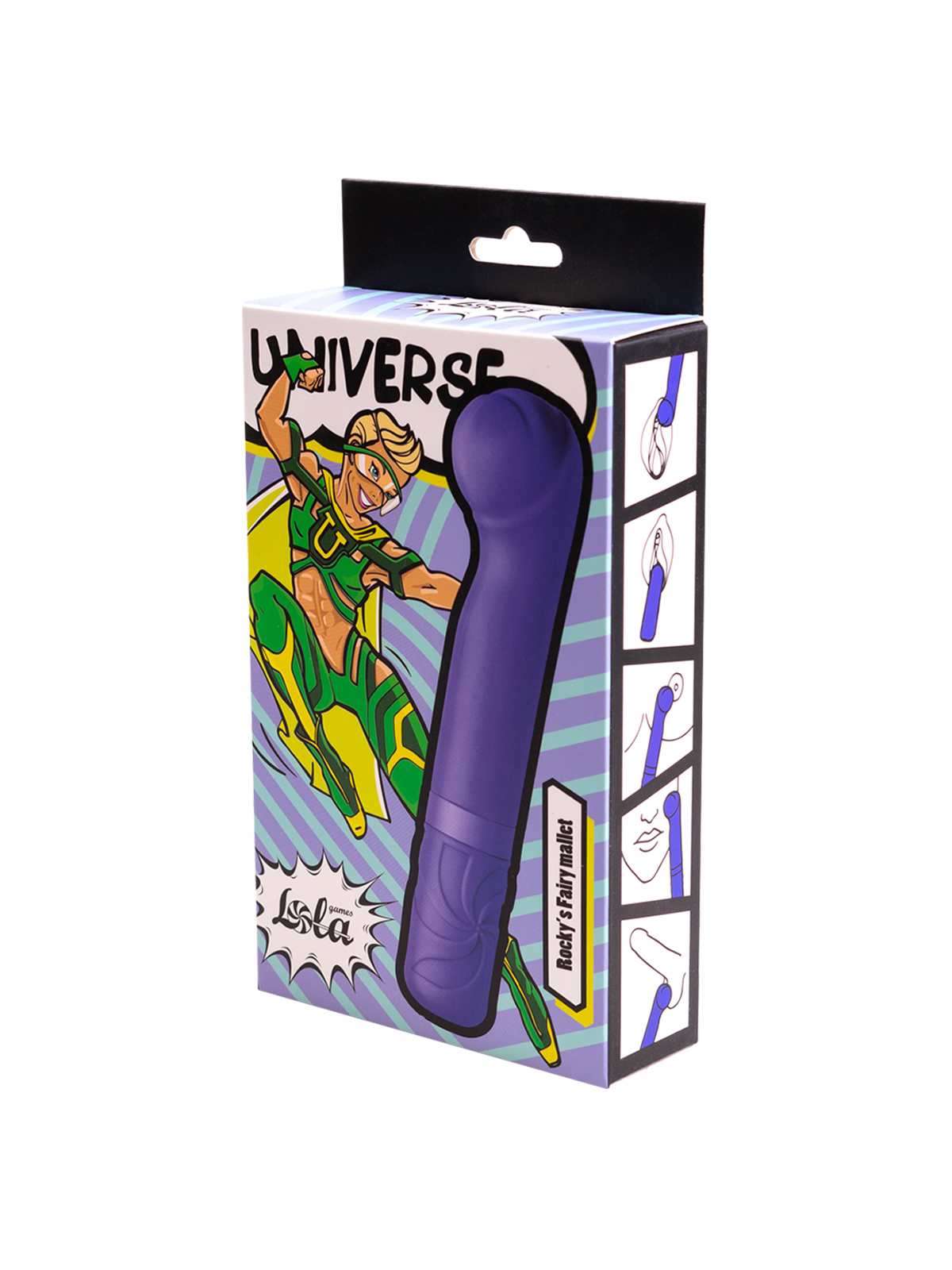 Перезаряжаемый Вибратор Universe Rocky’s Fairy Mallet Blue 9601-01lola