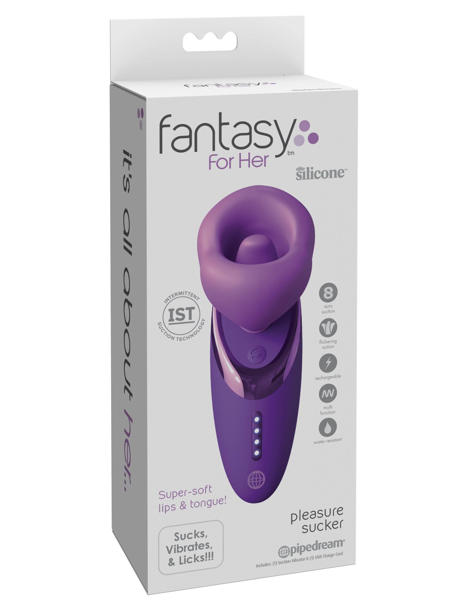 Вакуумный стимулятор Fantasy for Her Pleasure Sucker -Purple Pipedream 496912PD