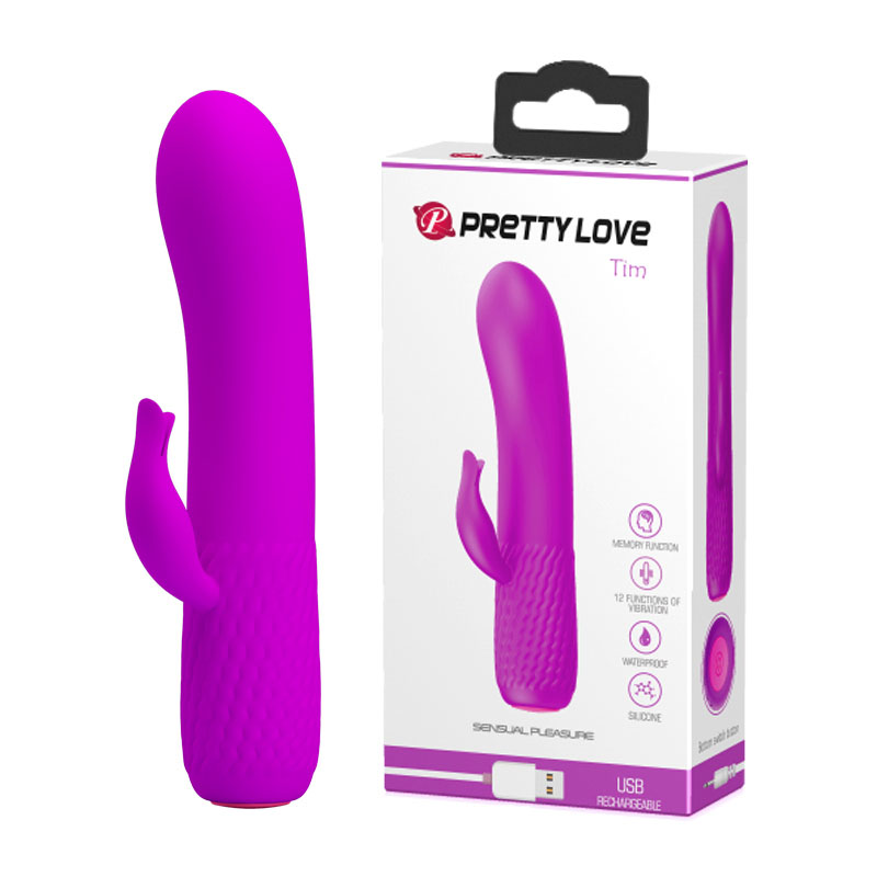 Вибратор Pretty Love Tim Фиолетовый BI-014606