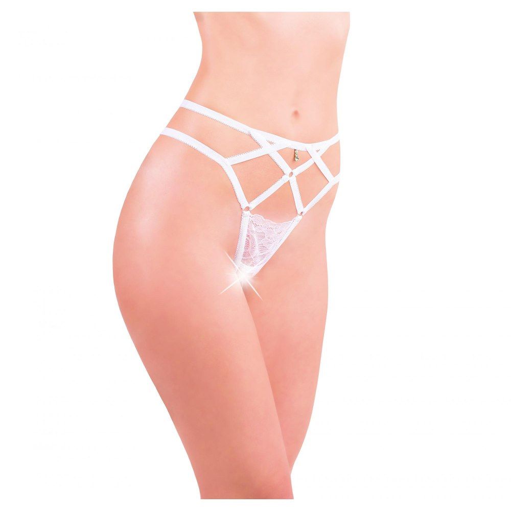 Эротическое стринги с доступом flirton 2845-1 белые в СПб