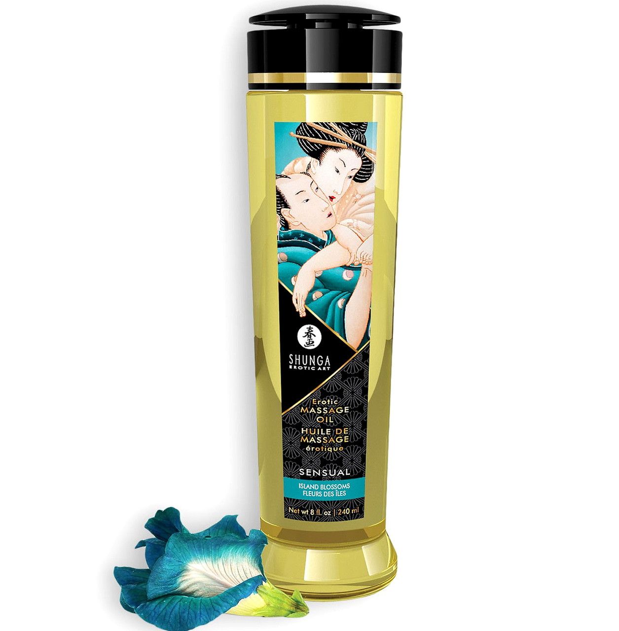 массажное масло для тела shunga island blossoms, 240 мл в СПб