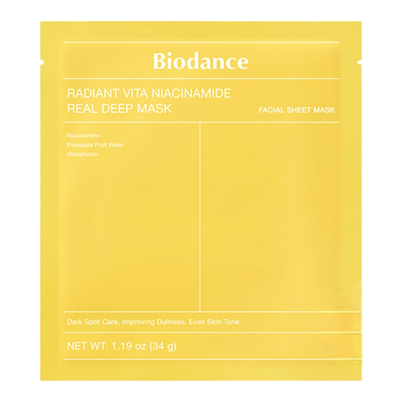 biodance radiant niacinamide real deep mask гидрогелевая маска с ниацинамидом 34гр в СПб