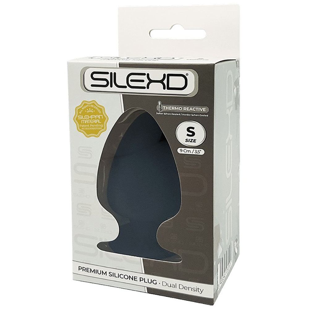 Анальная втулка SILEXD Plug Model 1, черный, S