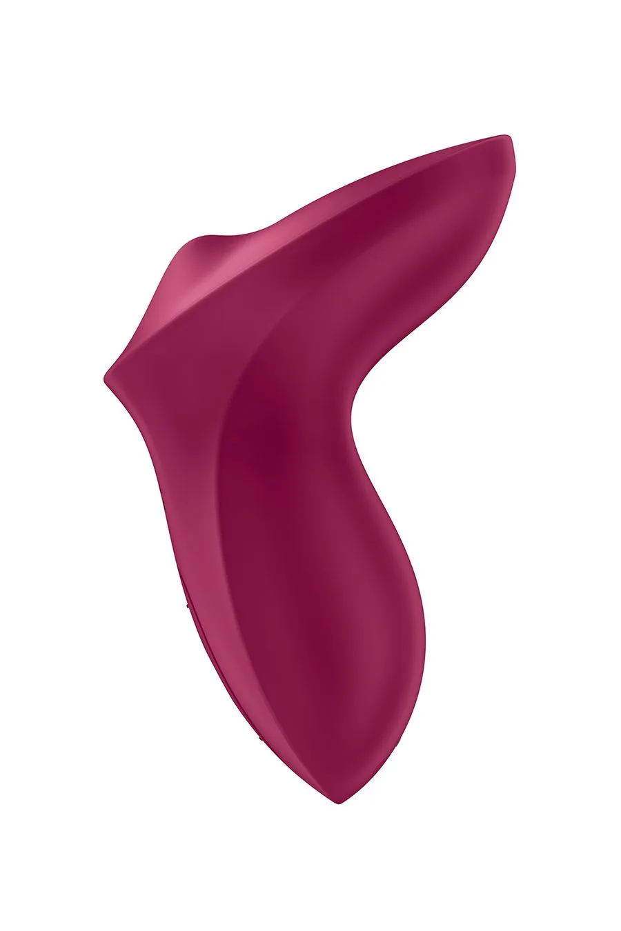 вибратор с движущимся шариком satisfyer exciterrr, силикон, бордовый, 12,5 см в СПб