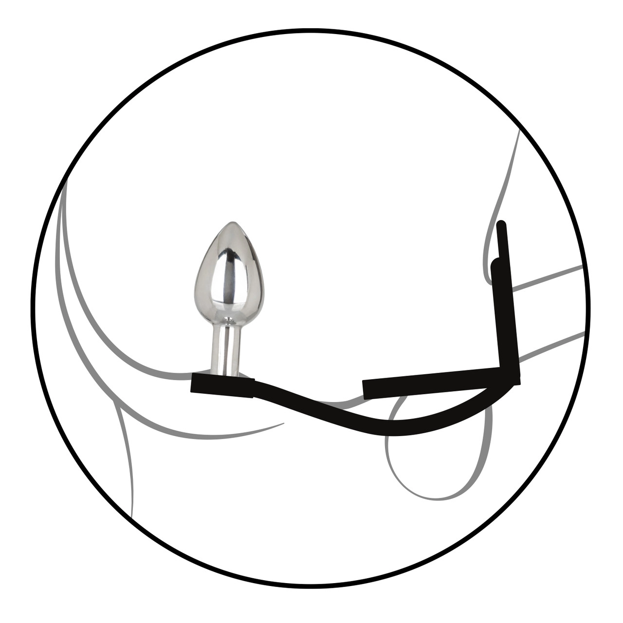 анальная пробка с эрекционным кольцом starfucker mini plug в СПб