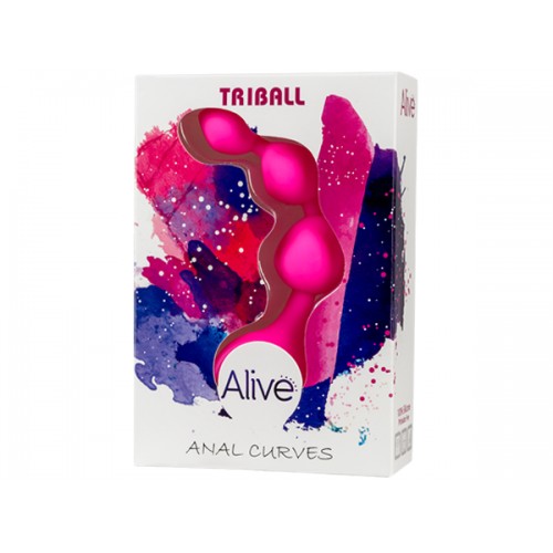 анальная елочка adrien lastic triball pink в СПб
