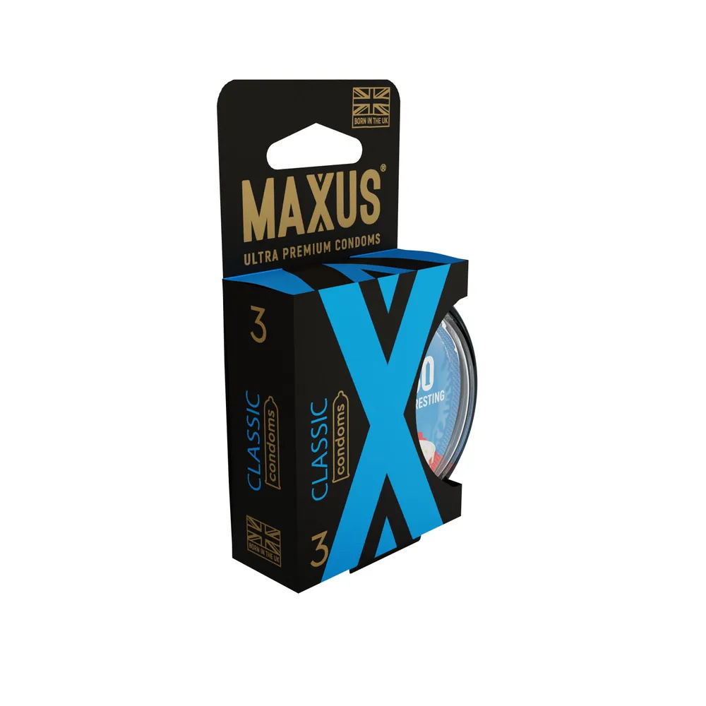 MAXUS Classic, 3шт. Презервативы, классические X-edition