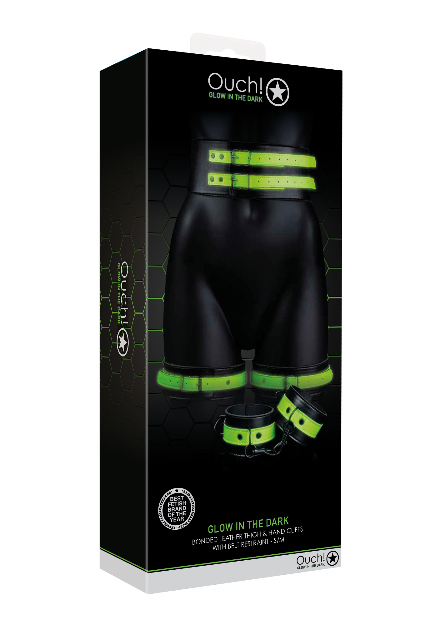 Набор для бондажа Thigh Cuffs & Belt (S/M)