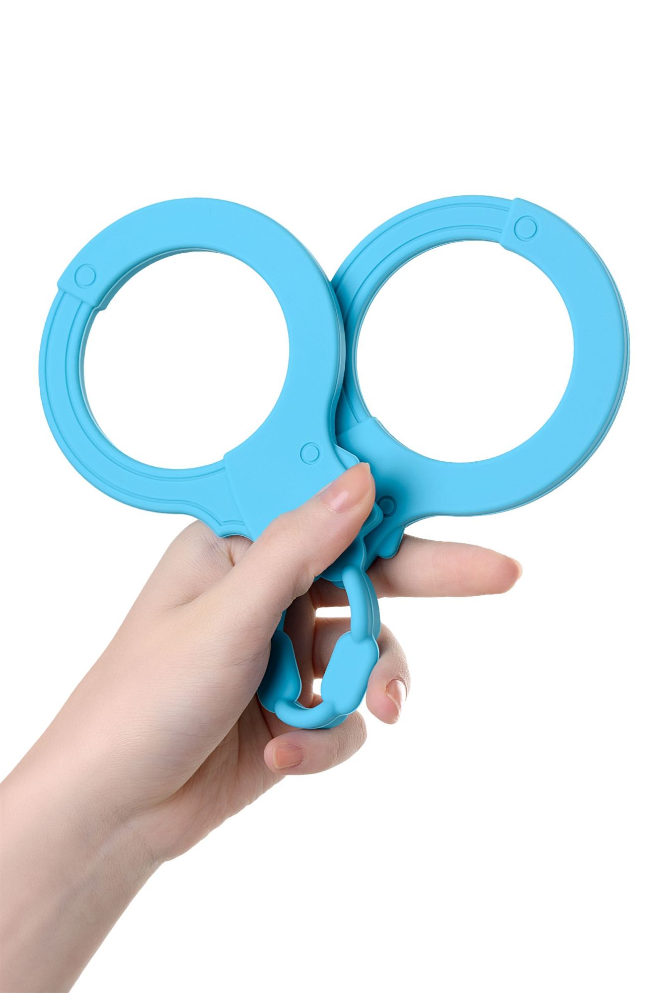 силиконовые наручники a-toys by toyfa celet, силикон, голубые, 33 см в СПб