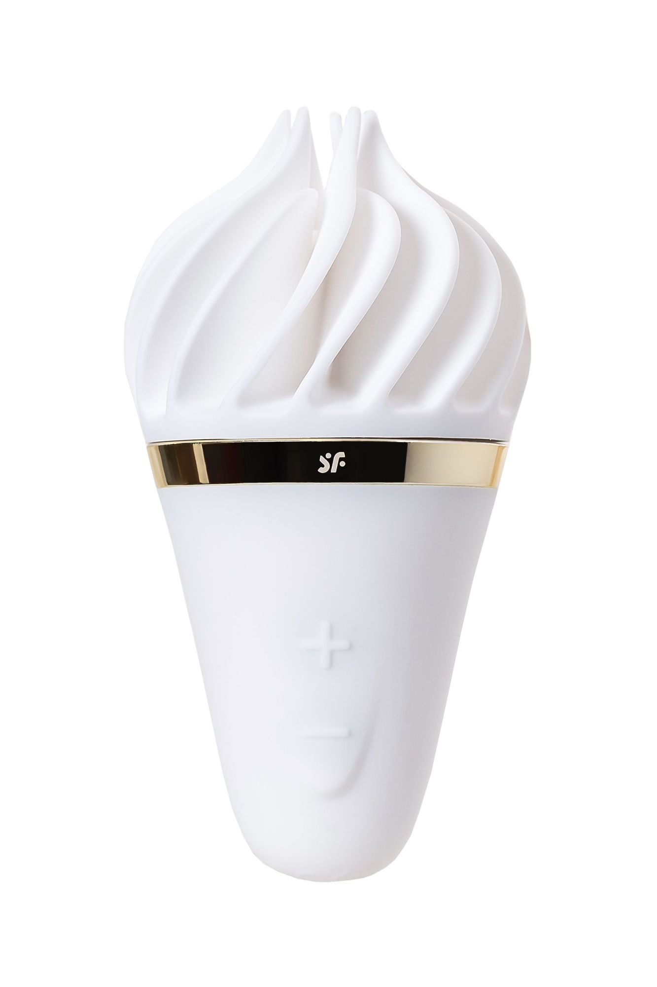вибромассажер satisfyer layons sweet treat, силикон, белый, 10,4 см. в СПб