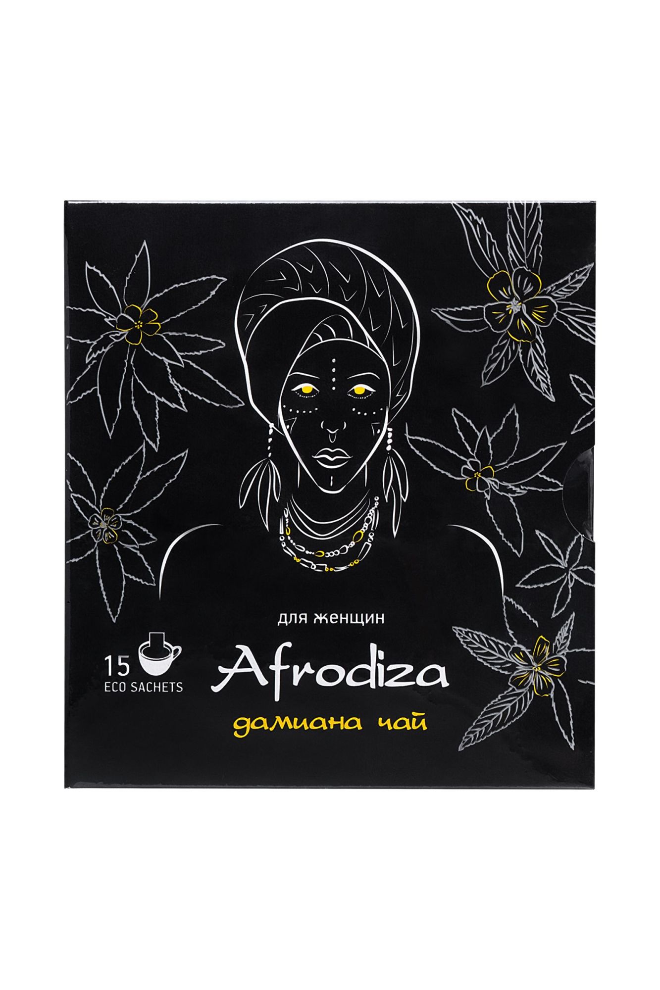 чай afrodiza, «дамиана чай», 75 г, 15 шт в СПб