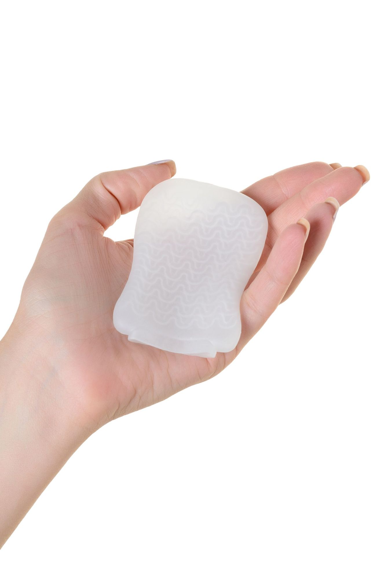 мастурбатор toyfa a-toys pocket wavy, tpr, белый, 7,8 см в СПб