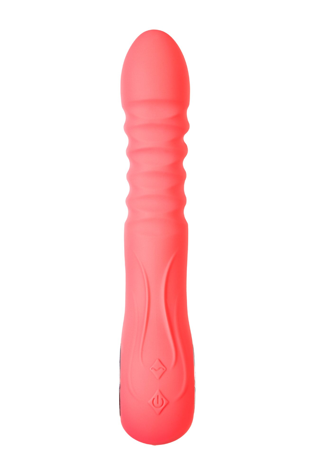 стимулятор с функцией up&down flovetta flox, силикон, коралловый, 21,5 см в СПб