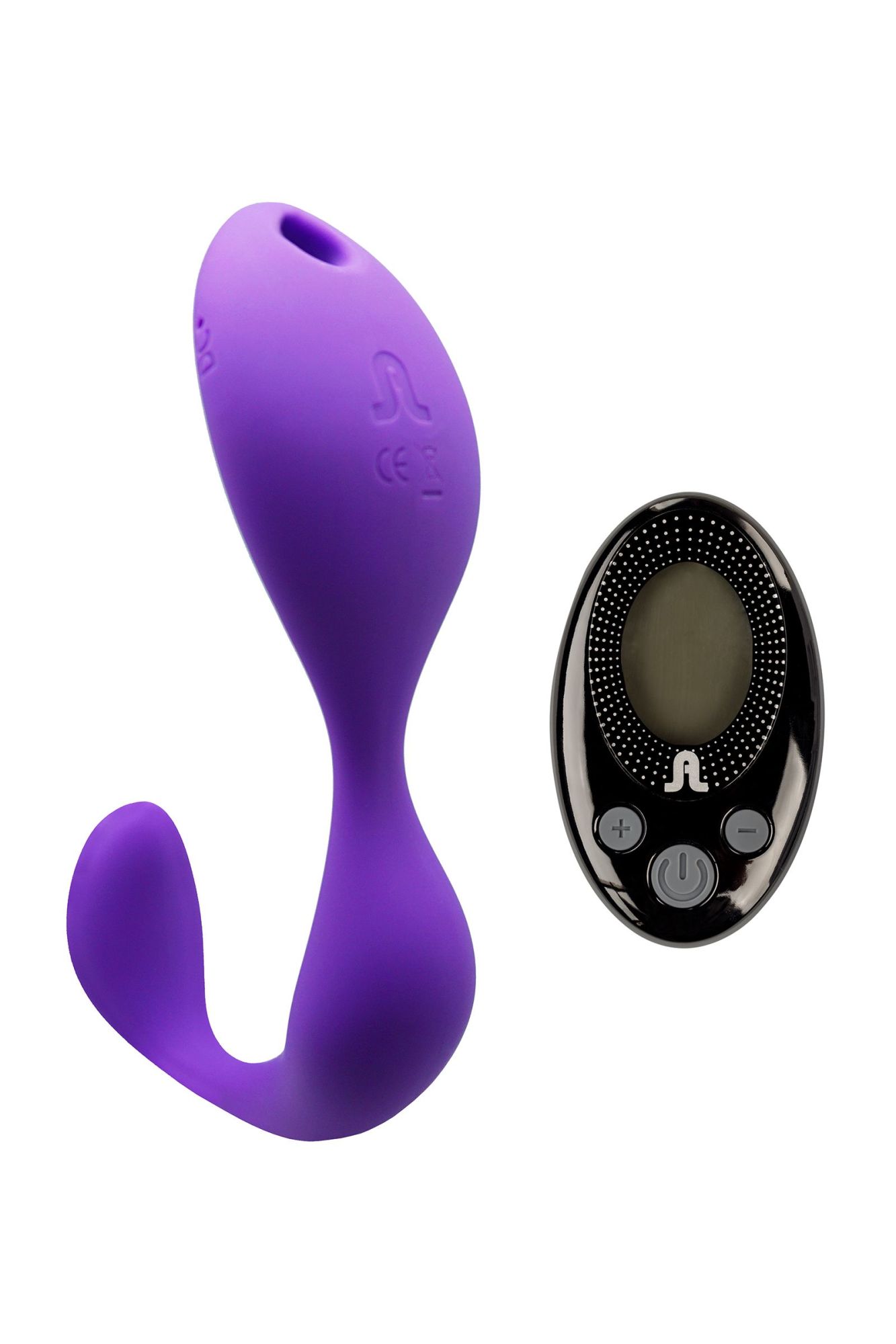 вибромассажер adrien lastic mr. hook, силикон, фиолетовый, 12 см в СПб