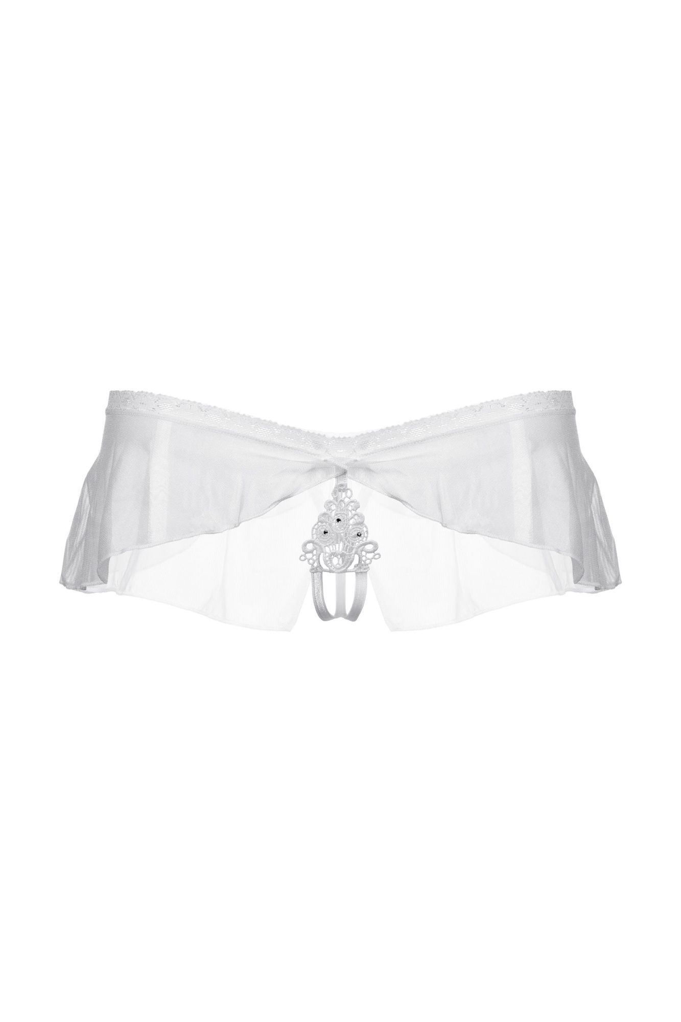 Эротическое стринги с юбочкой softline collection, белый, s/m в СПб