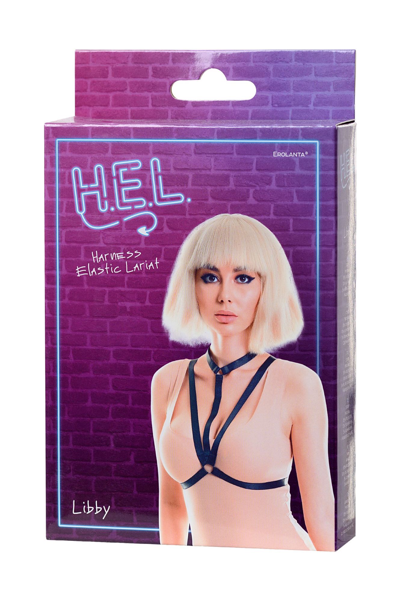 Эротическое стреп h.e.l. libby, текстиль, черный, os в СПб