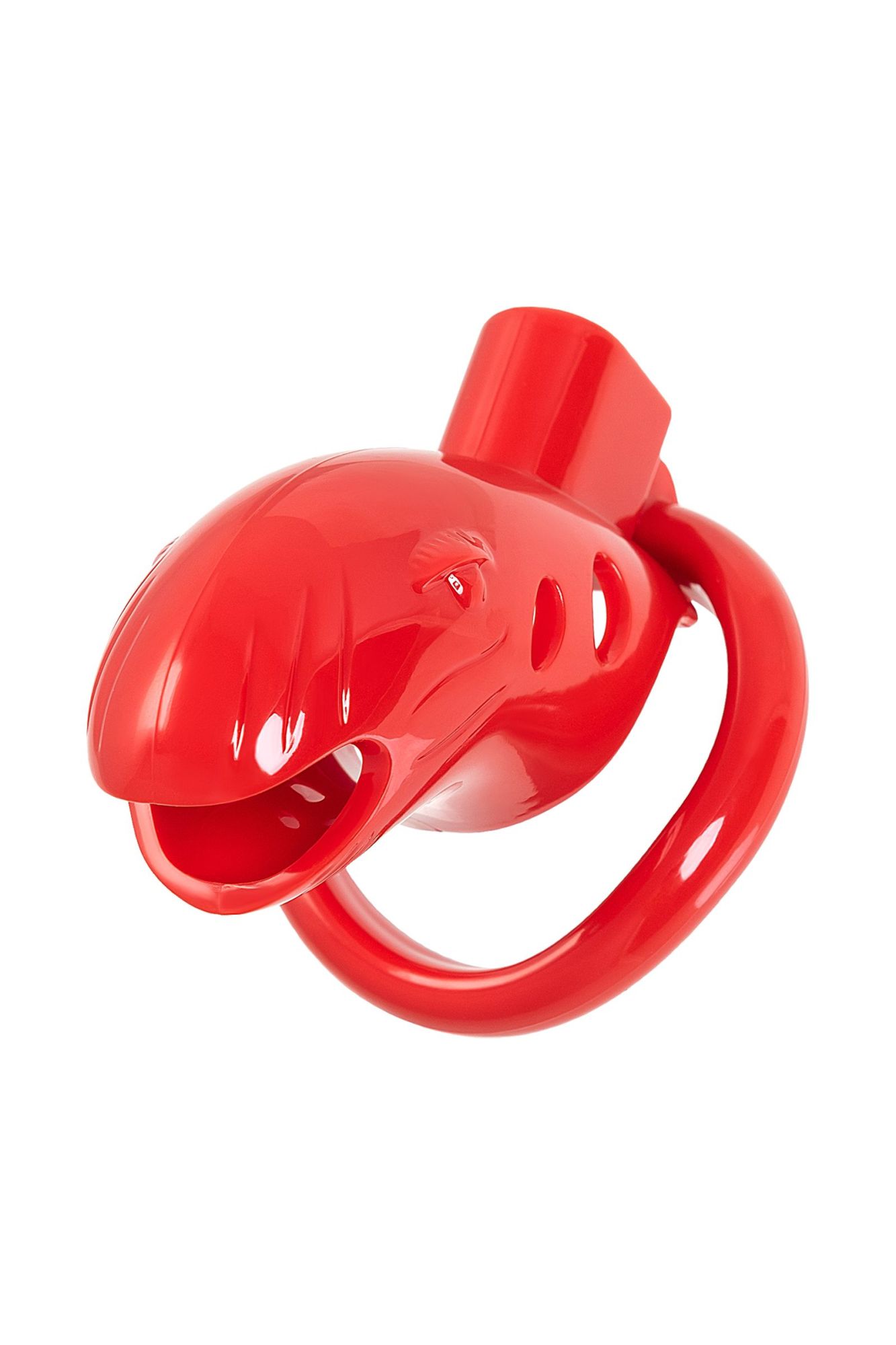 пояс верности мужской black&red by toyfa, abs пластик, красный, 10 см в СПб