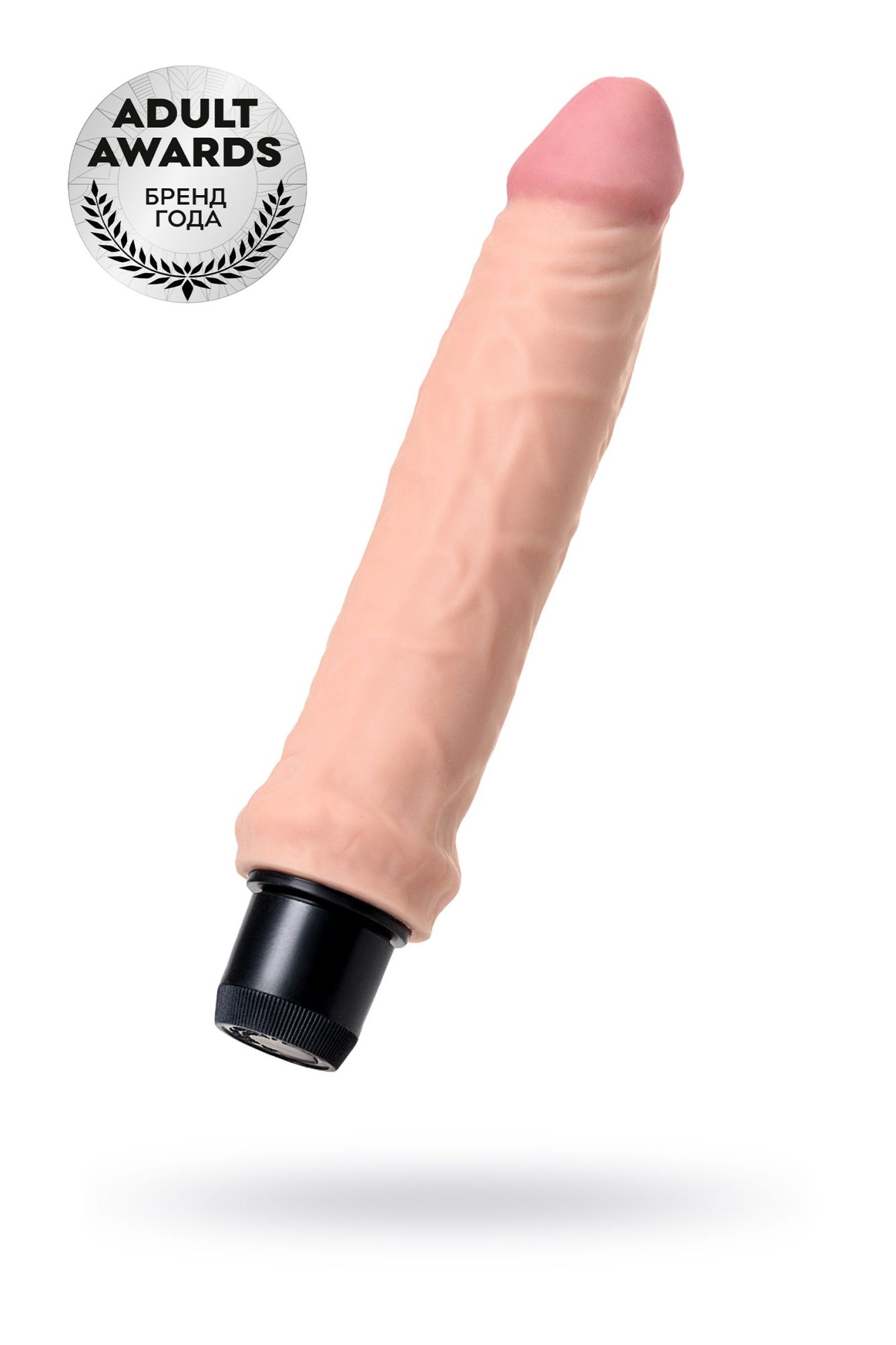 реалистичный вибратор toyfa  a-toys mang, tpe, телесный, 20 см в СПб
