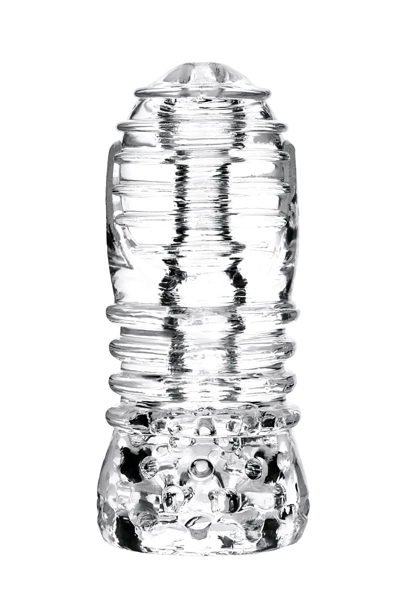 мастурбатор нереалистичный lingam by toyfa savitri, tpe, прозрачный, 14 см в СПб