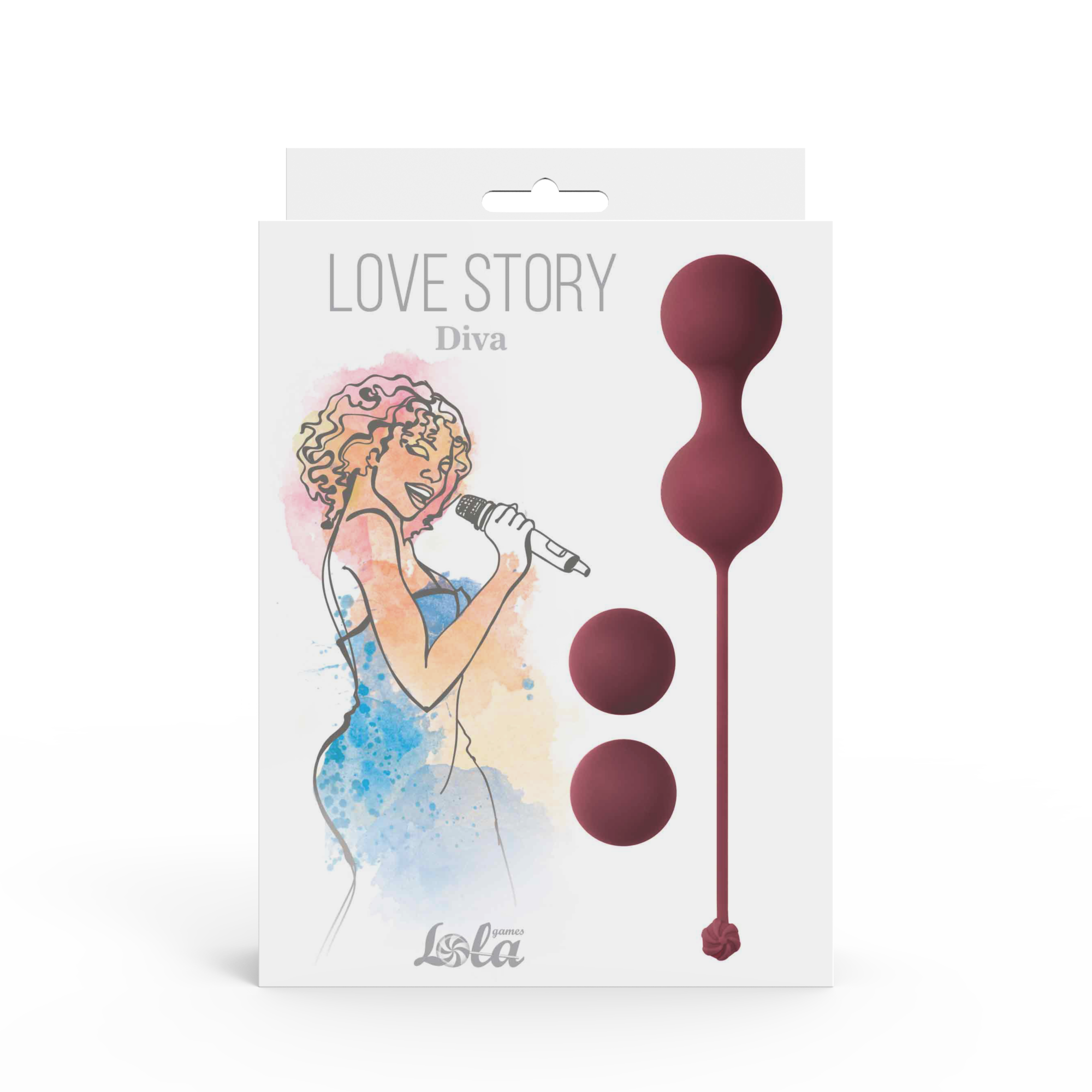 набор вагинальных шариков love story diva wine red 3012-02lola в СПб