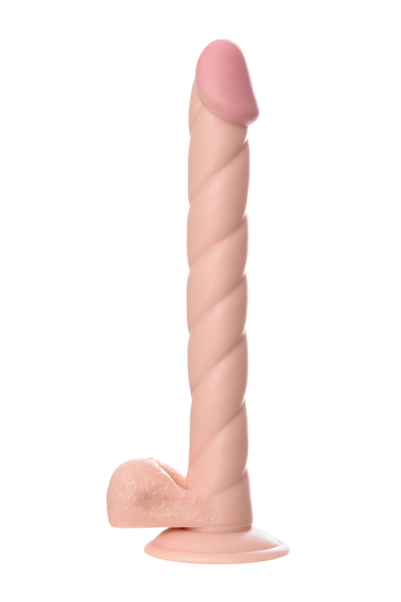 реалистичный фаллоимитатор toyfa realstick nude, pvc, телесный, 31,5 см в СПб