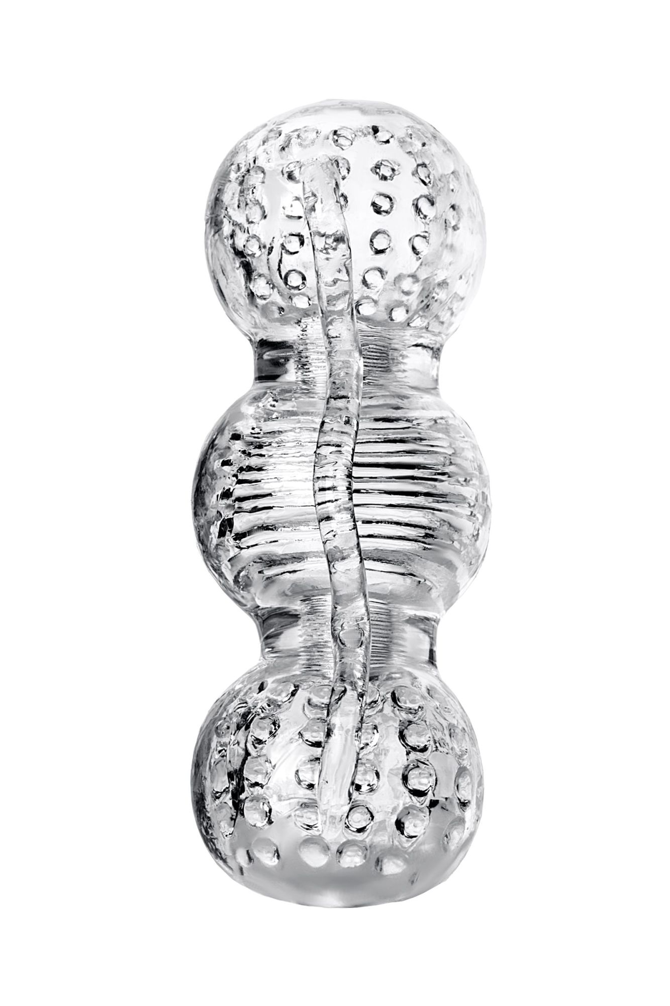 мастурбатор нереалистичный lingam by toyfa rashmi, tpe, прозрачный, 15,5 см в СПб
