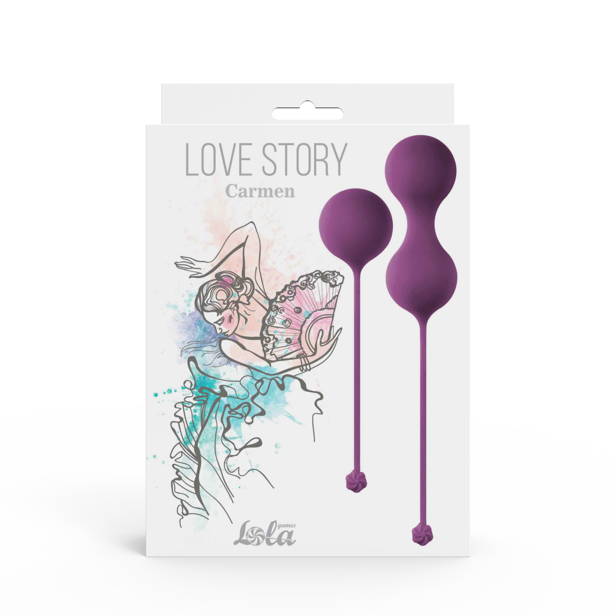 набор вагинальных шариков love story carmen lavender sunset 3011-03lola в СПб