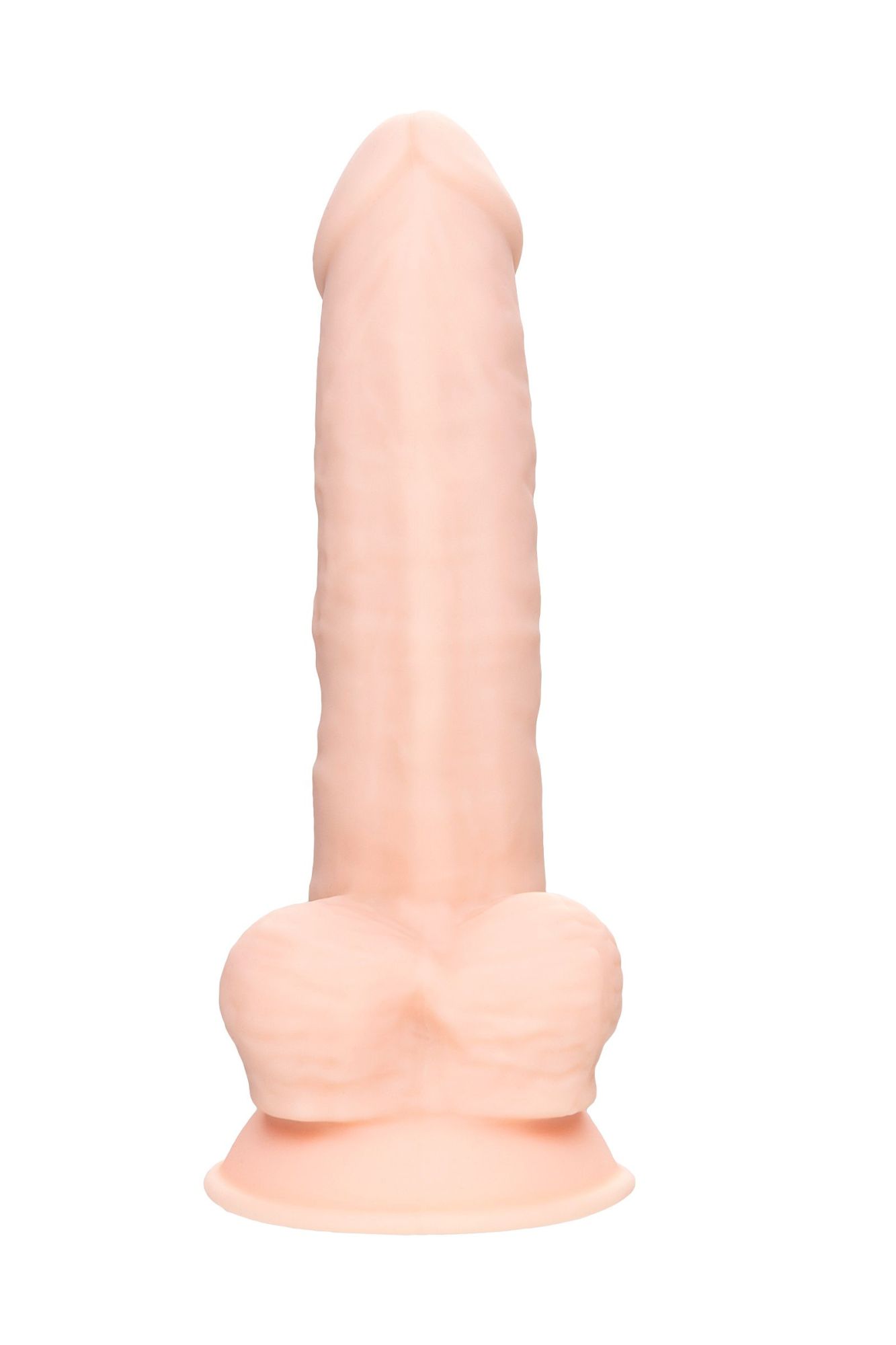фаллоимитатор realstick silicone jake g, сайлекспан, телесный, 20,5 см в СПб