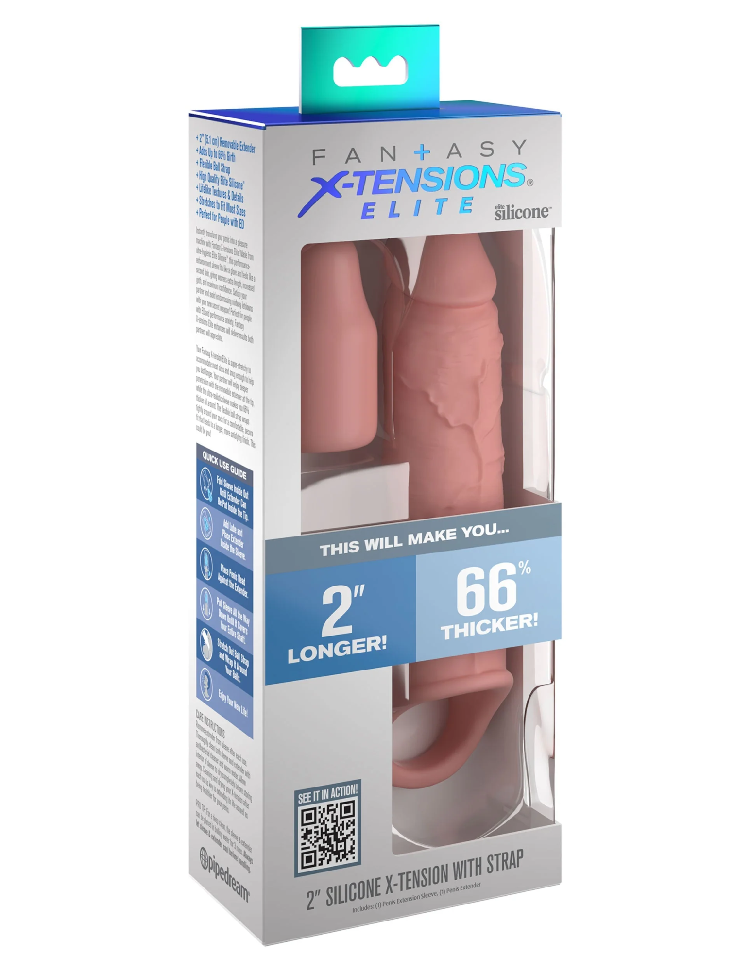 страпон fantasy x-tensions elite 6" extension with strap - light pipedream 415021pd в СПб