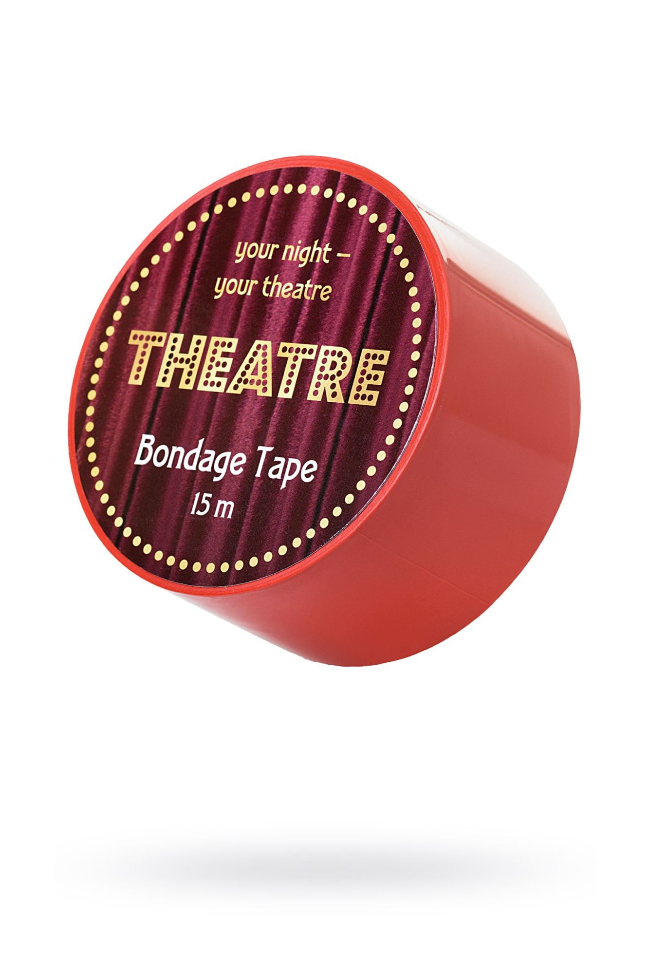 бондажный скотч toyfa theatre, красный, 15 м в СПб