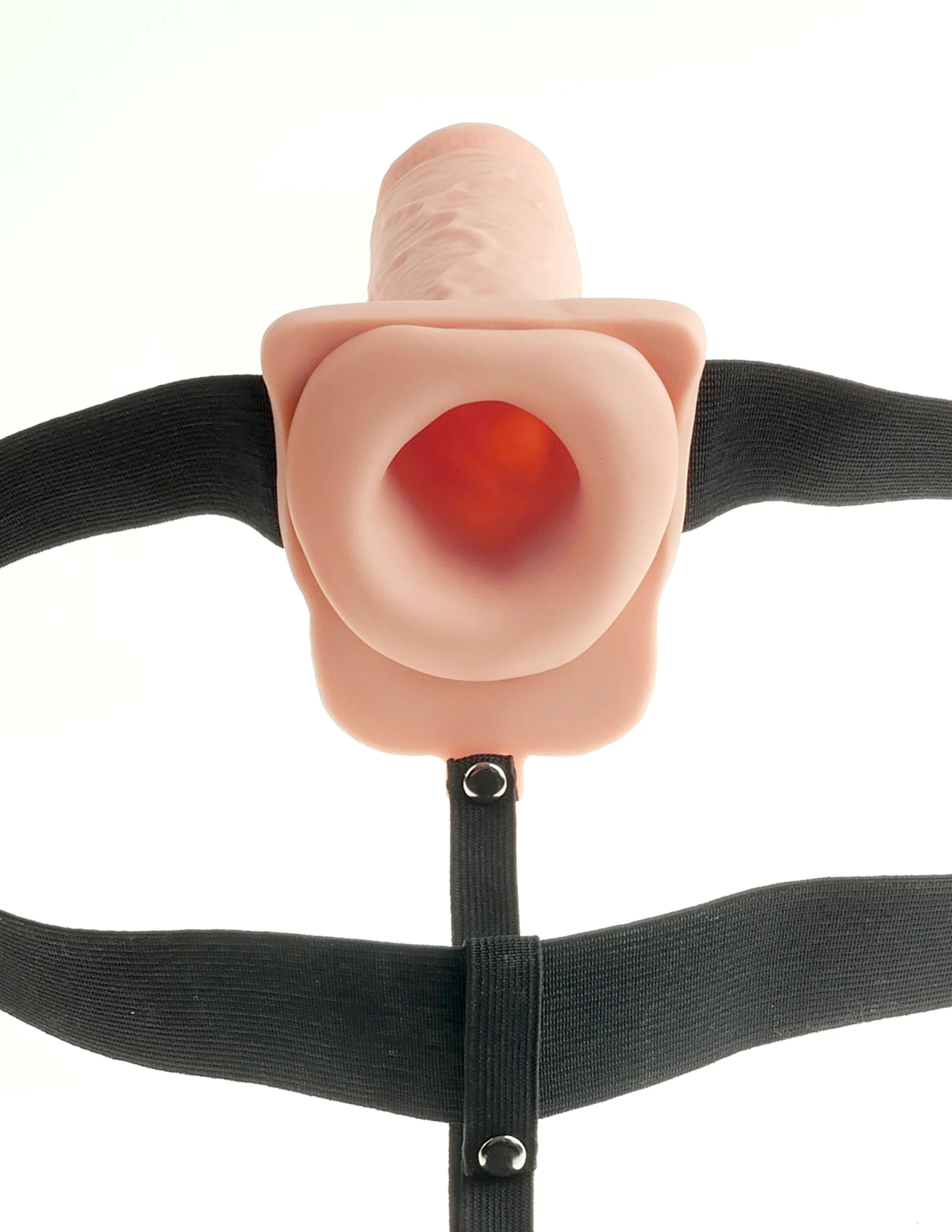 страпон fetish fantasy series 7" hollow strap-on - flesh/black pipedream 339121pd в СПб