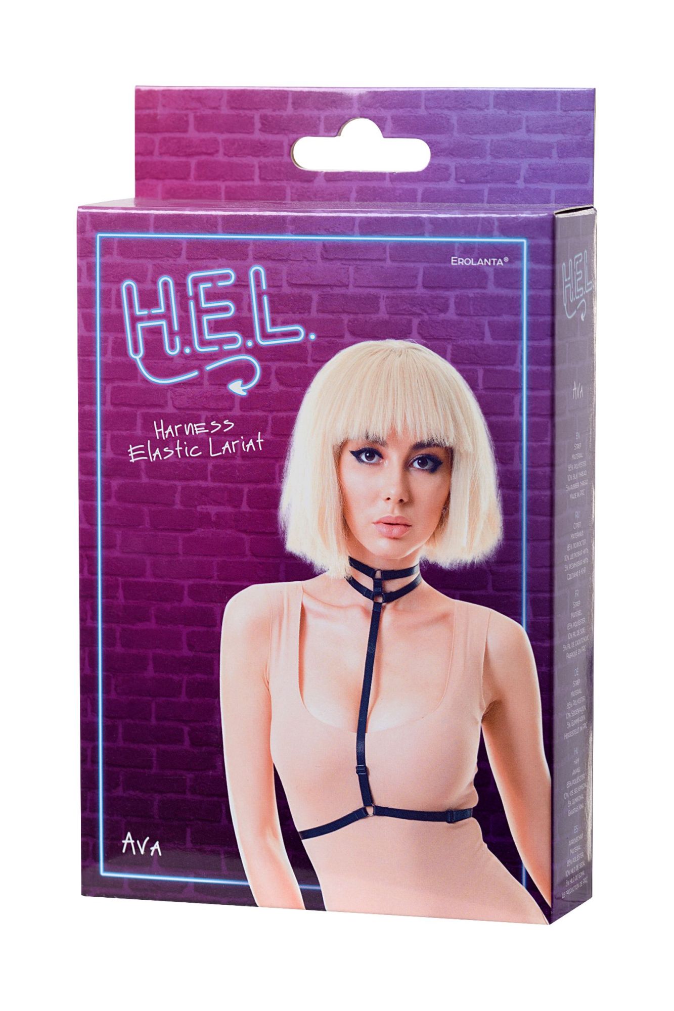 Эротическое стреп h.e.l. ava, текстиль, черный, os в СПб