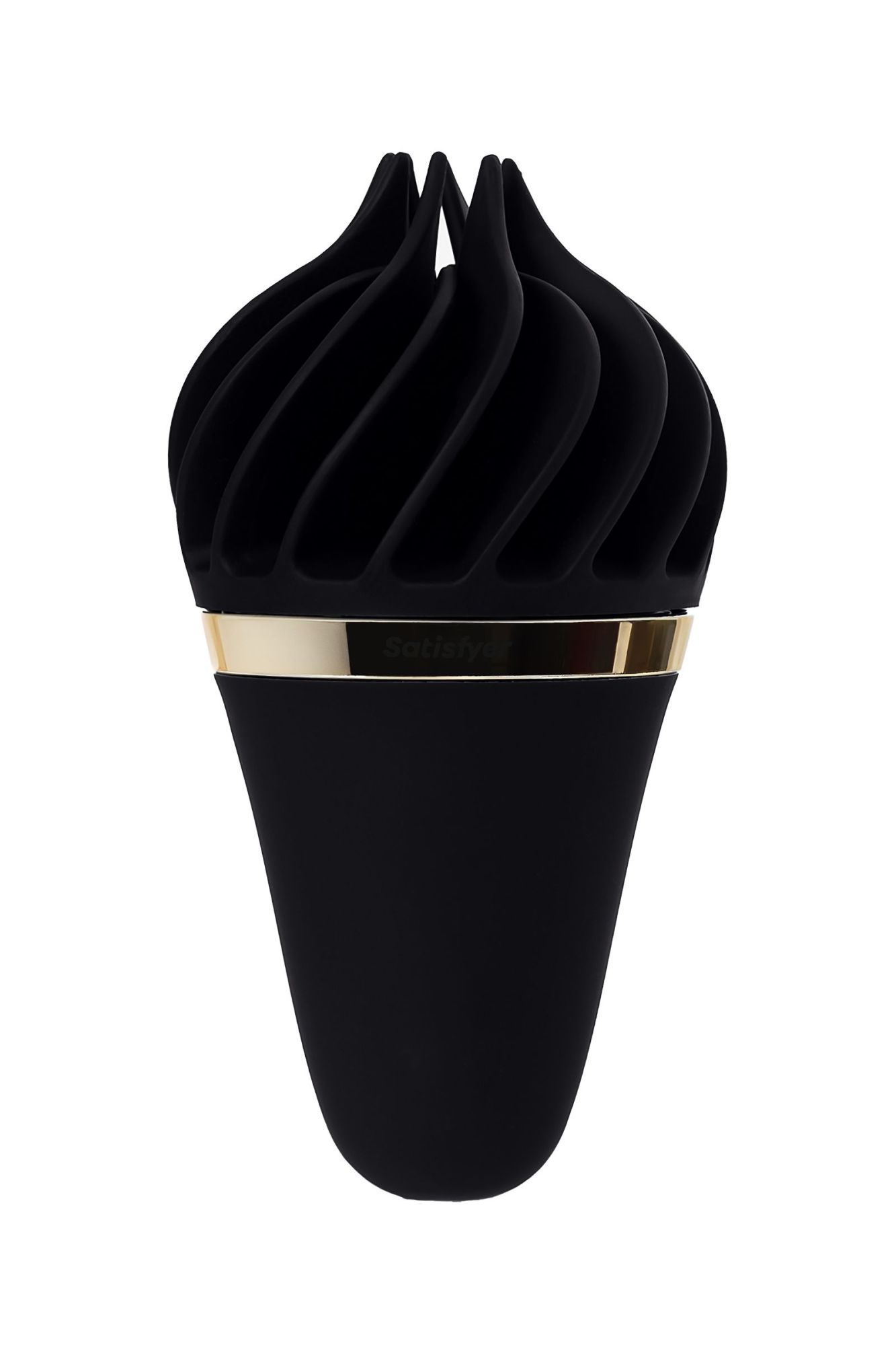 вибромассажер satisfyer layons sweet treat, силикон, черный, 10,4 см. в СПб