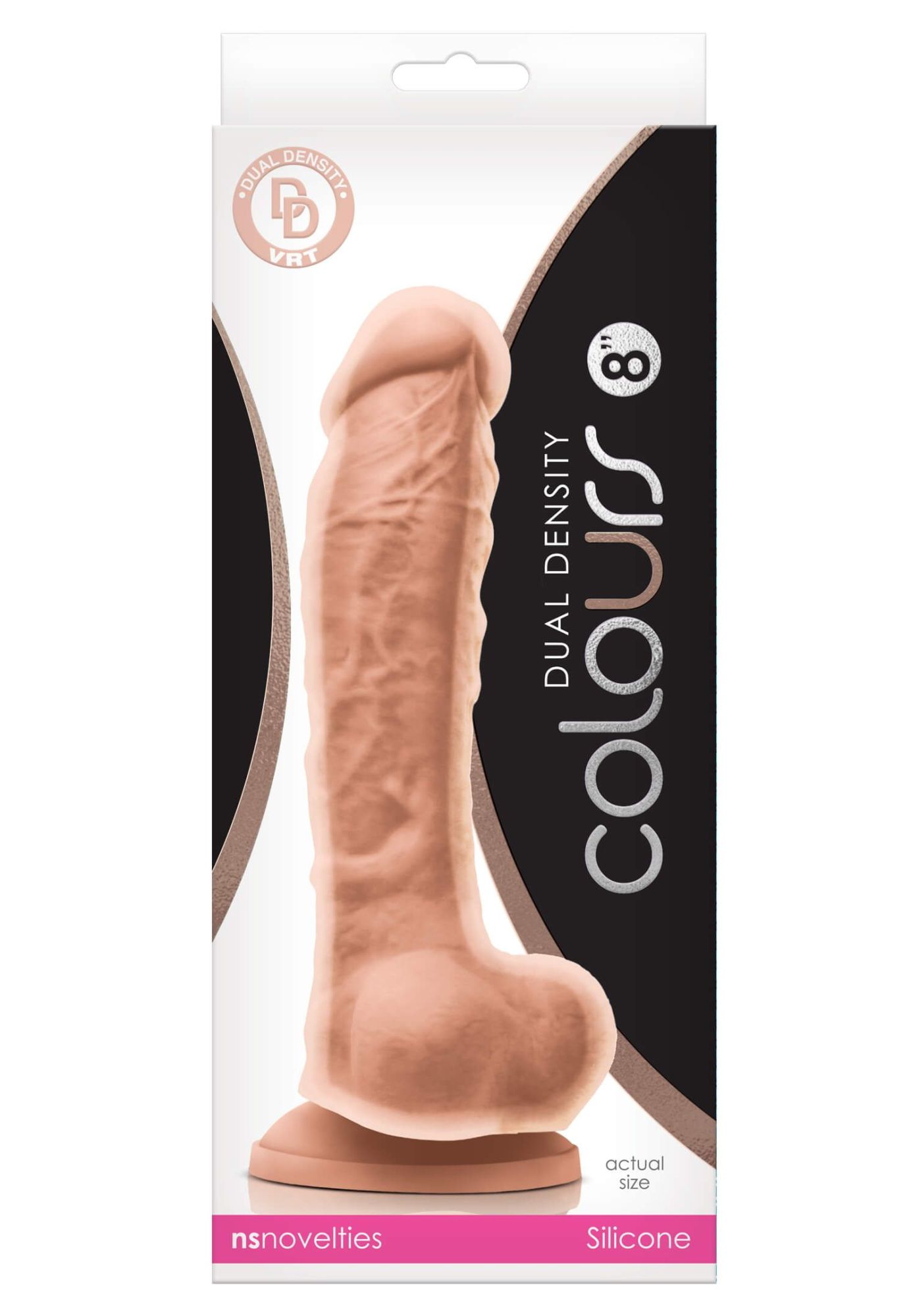 фаллоимитатор ns novelties colours dual density 8 inch, телесный в СПб