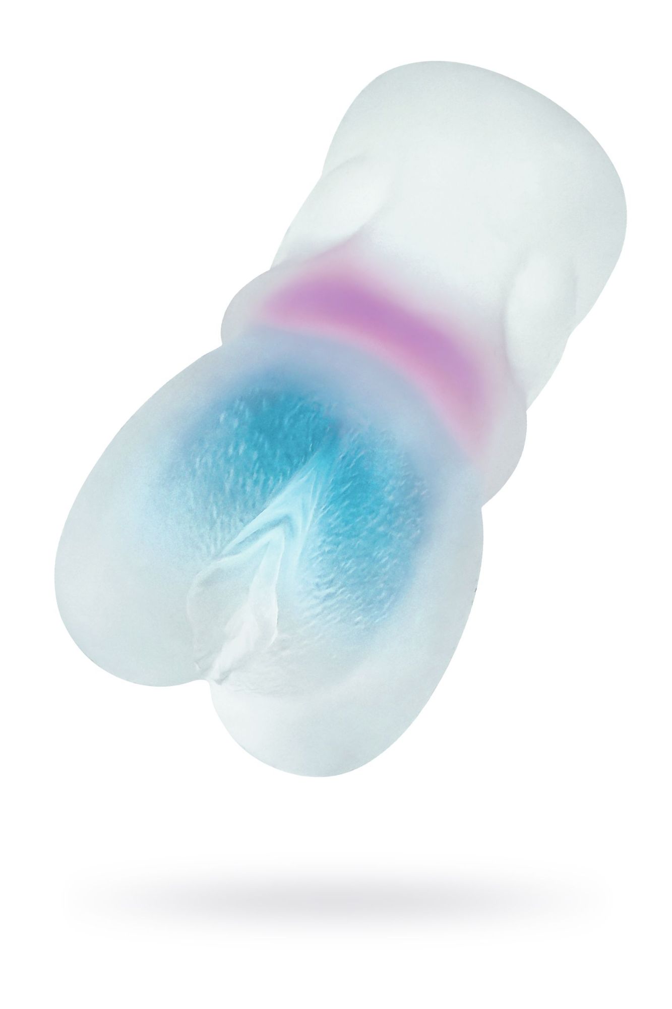 мастурбатор реалистичный toyfa juicy pussy crystal wave, tpe, 13,5 см в СПб
