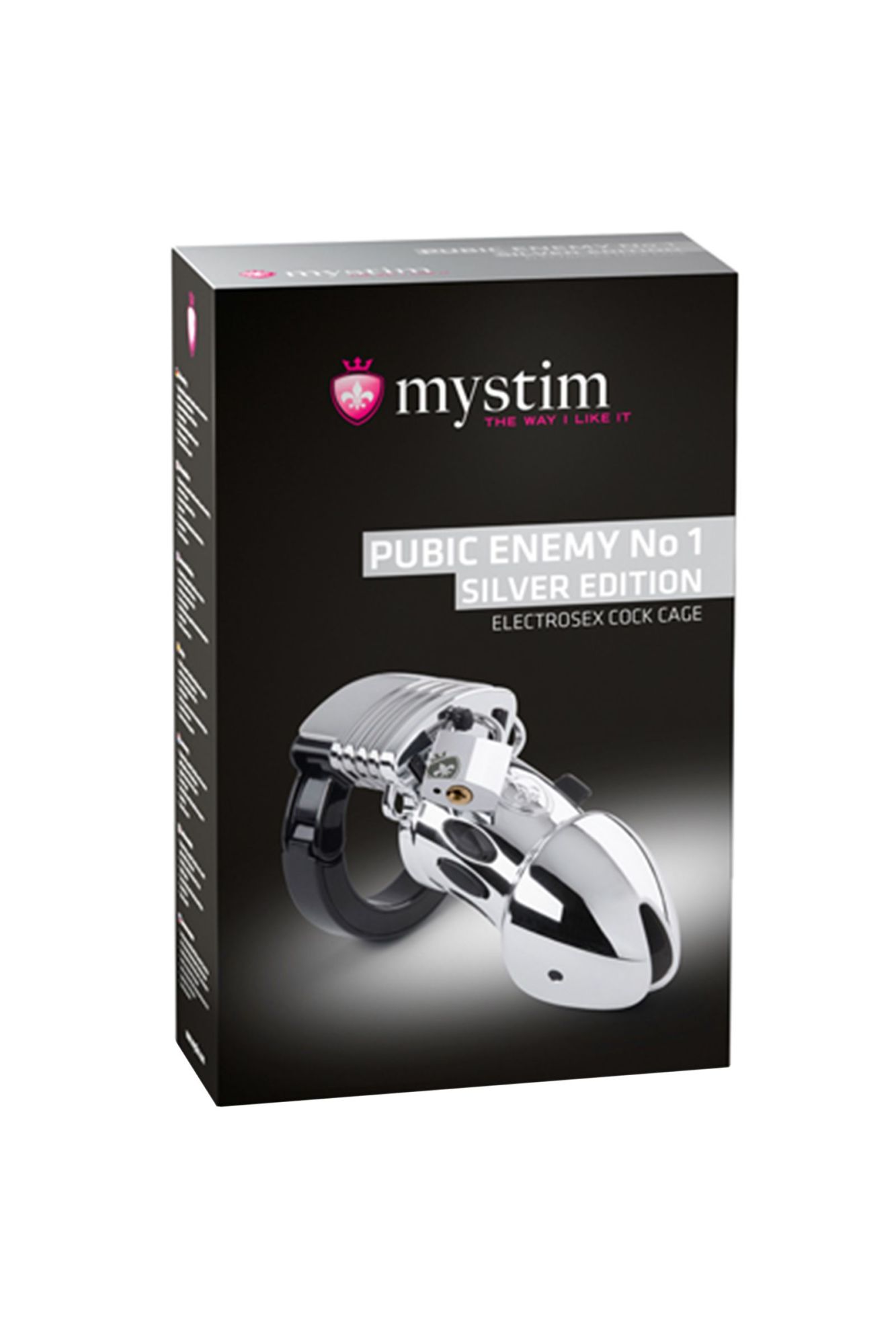 электростимулятор mystim pubic enemy no 1, хирургическая сталь, серебряный, 8,2 см в СПб