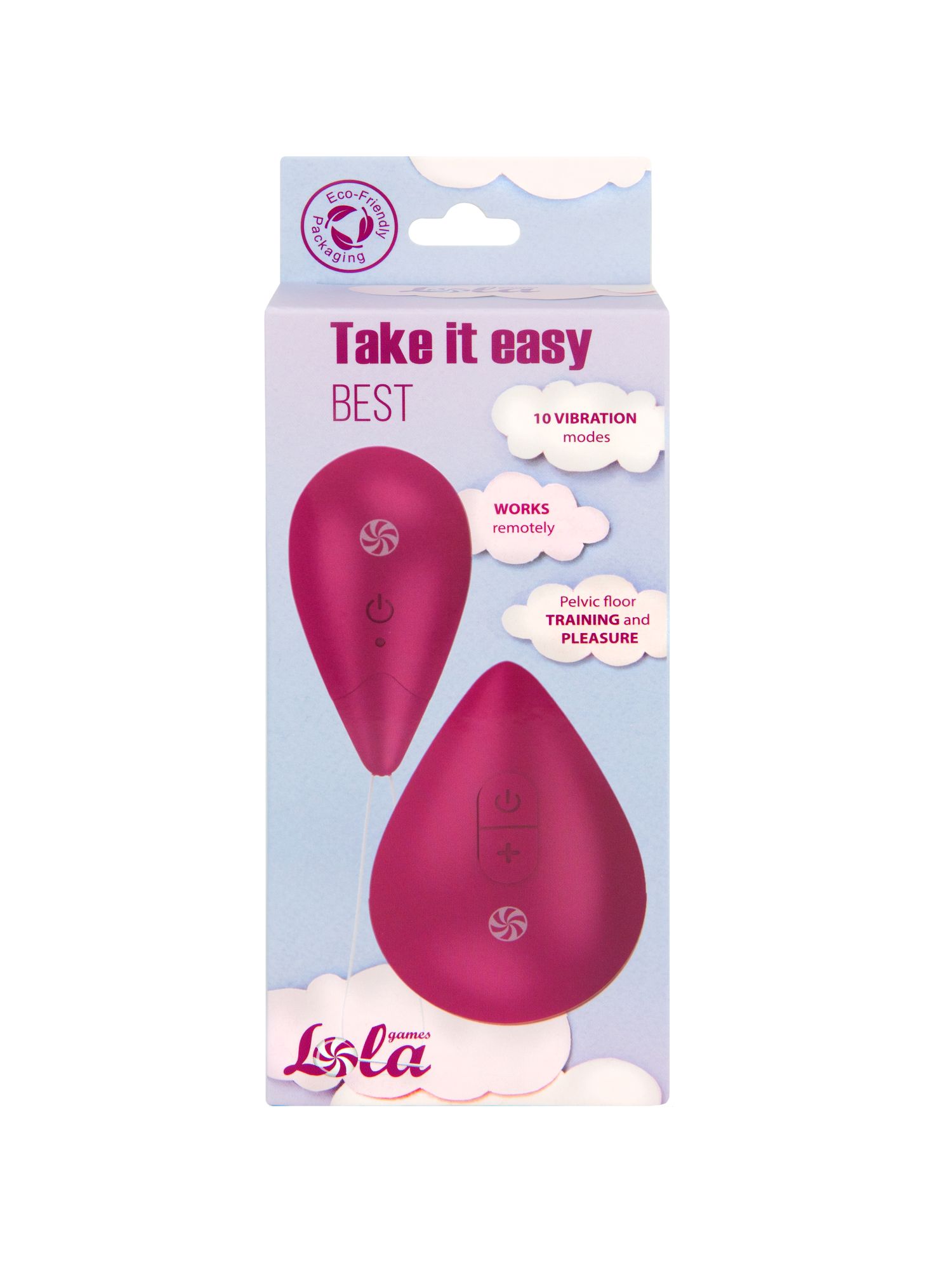 виброяйцо с пультом управления take it easy best wine red 9021-01lola в СПб