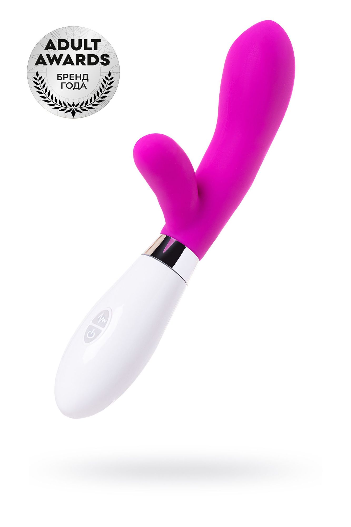 вибратор с клиторальным стимулятором toyfa a-toys mady, силикон, розовый, 20,4 см в СПб