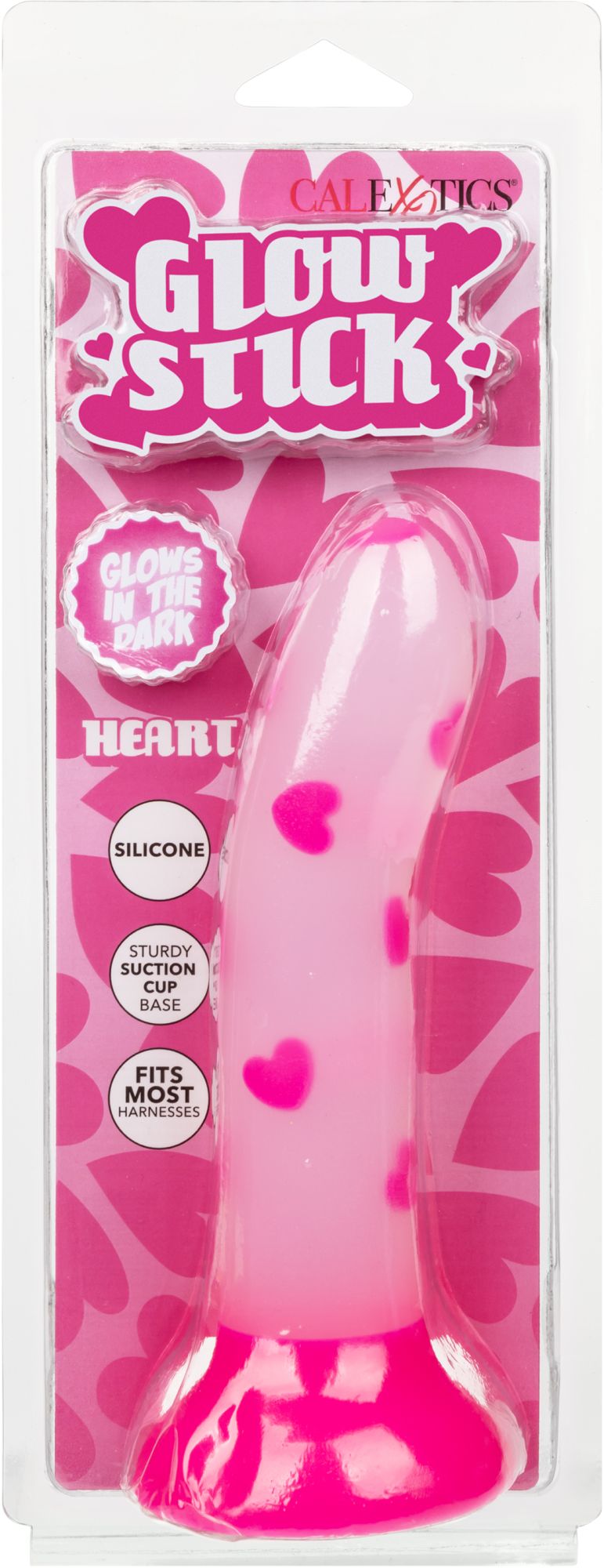 светящийся фаллоимитатор glow stick heart в СПб